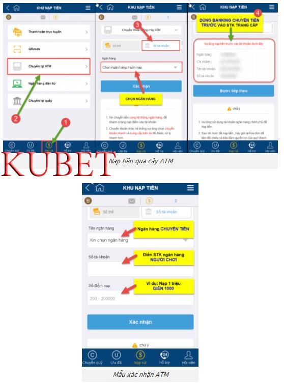 Nạp tiền Jcbet qua cây ATM