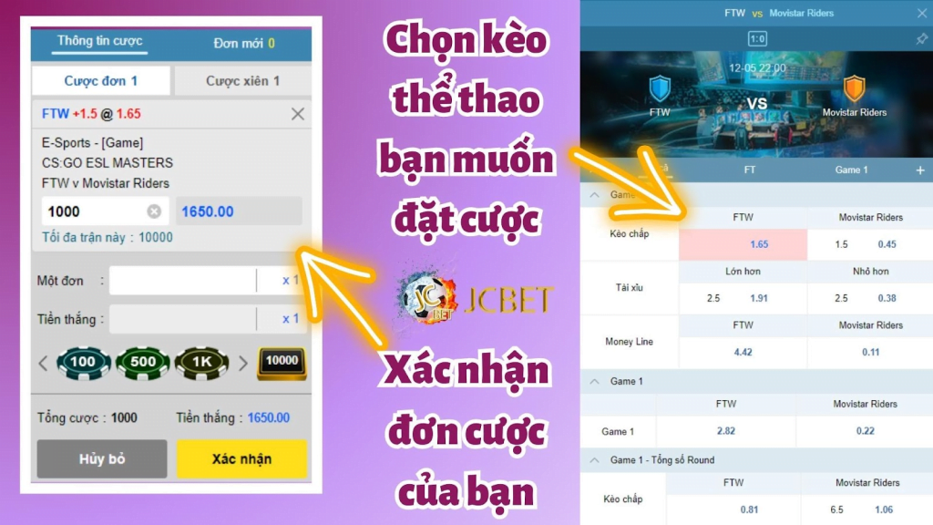 Tỷ lệ kèo thể thao điện tử