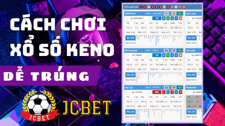Hướng dẫn cách chơi xổ số Keno dễ trúng trên JCBET Xổ Số